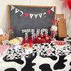 100 Pcs Cow Print Napkins, Cow Party Supplies, Cow Party Table Napkins for Farm Animal Themed Party, Western Theme Kid's Birthday, Baby Shower
