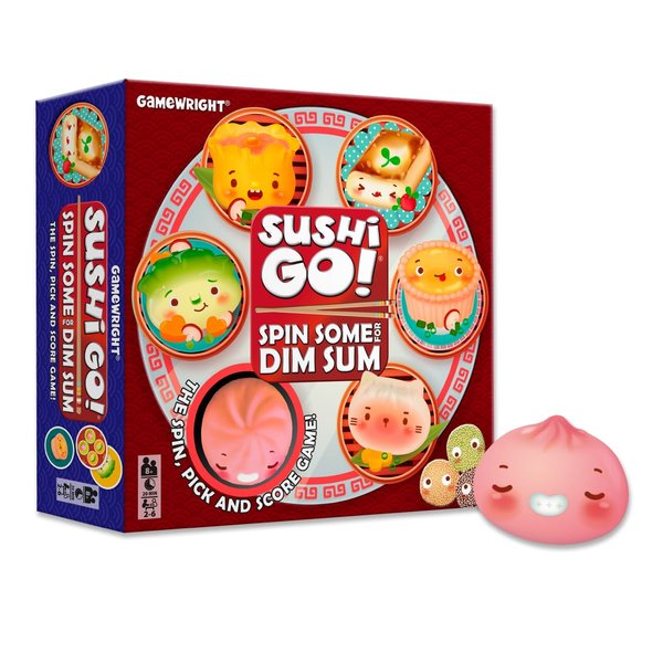 Gamewright - Sushi Go! - Spin Some for Dim Sum - The Spin, Pick and Score Board Game!