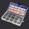 Hex Socket Head Cap Screw Metric Thread Hexagon Allen Machine Bolt M2.5 M3 M4 M5 M6 M8 Metal Standard Fastener Hardware Assortment Kit Set 135Pcs 304 Stainless Steel M2.5-M8