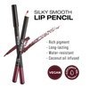 KISS NEW YORK Professional Slim Lip Pencil, Creamy Soft Lip Liner, Smooth Long-Lasting Rich Lip Color, Natural Lip Makeup, Water-Resistant Lip Crayon (Plum)