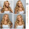 SEMANK Honey Blonde Wig Human Hair 180% Density Honey Blonde HD Lace Front Wig Human Hair Pre Plucked Body Wave Blonde Lace Front Wigs Human Hair 13x4 HD Lace Frontal wig 26 Inch