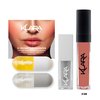 Klara Cosmetics The Lip Therapy Kit - Lip Care Kit Includes Lip Oil, Lip Plumper and Lipstick for Women - Long-Lasting, Non-Drying Formula - 3 pc