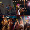 24 pcs Light Up Glow Sticks, LED Pop Tubes Party Favors for Kids 4-8 Glow in The Dark Party Supplies Fidget Toys Tubes for Halloween Birthday Gifts Xmas Stocking Goodie Bags Stuffers Wedding Decor