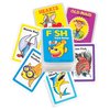 Giggle Time Mini Card Set 12 Pieces - Go Fish, Hearts, and Old Maid, Card Games, Kids Toys, Family Games, Party Favors, Piñata Stuffer, Carnival Prize, Back to School Supplies - 2 inches Per Set