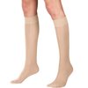 Truform Sheer Compression Stockings, 20-30 mmHg, Women's Knee High Length, 30 Denier, Beige, Medium