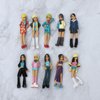 ONEST 10 Pieces Little Girls Figurines Hand Painted Girls Action Figures Toys Realistic Detailed Figurine Model Toys for Kids Toddlers