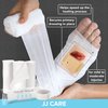 JJ CARE Gauze Rolls Pack of 24, Individually Wrapped Gauze Bandage Roll, with Bonus Medical Tape, 4 inches x 4.1 Yards Rolled Gauze, Latex Free & Stretchable Gauze Rolls