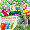 Lunmon 6 Packs Kids Watering Can Gardening Sand Beach Toy Watering Can Toys Toddler Flower Watering Can Garden Tools Toy Gardening Equipment for Boys Girls Gifts Plant Beach Backyard, 3 Colors