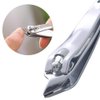 ReNext Side Slant Edge Finger Trimmer Toe Nail Clippers Without File Silver Tone