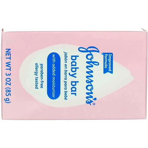 Johnsons Baby Bar Soap Boxed 3 Ounce (89ml) (3 Pack)