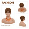 DOcute Brown Short Pixie Wigs for Black Women Auburn Brown Short Wigs for Black Women Short Brown Wig Pixie Cut Wigs for Black Women Short Brown Hair Wig Layered for Women (Brown)