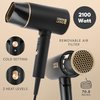 LEBENLANG Ionic Hair Dryer 1875W - Compact, Portable, Lightweight, with Diffuser and Bag for Travel