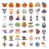 100PCS Halloween Stickers for Kids, Vinyl Decals Non-Repeating Glitter Halloween Stickers, Vinyl Waterproof Holiday Party Stickers, Kids and Youth Adult Party Favors Gifts (Halloween-Q17)