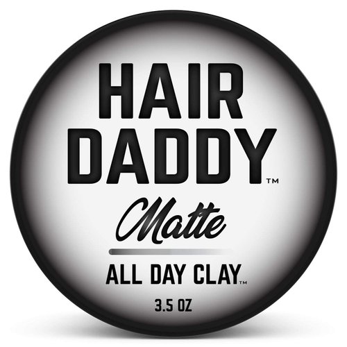 HAIR DADDY Styling Clay For Men, Matte Finish Hair Wax Product with Strong Hold, Zero Shine Hair Paste for All Hair Types