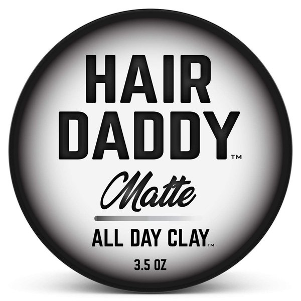 HAIR DADDY Styling Clay For Men, Matte Finish Hair Wax Product with Strong Hold, Zero Shine Hair Paste for All Hair Types