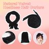 LOQOUSE Heatless Hair Curler Heatless Curls Heatless Curling Rod Headband 70.8-Inch Long Velour Hair Curlers No Heat Overnight Hair Curler Headband to Sleep For Women Holiday Gifts 10 Pieces Set Black