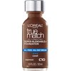 L'Oreal Paris Makeup True Match Super-Blendable Liquid Foundation, Espresso C10, 1 Fl Oz,1 Count