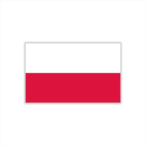 Womaha 30 Sheets Poland Flag Temporary Tattoos Fans Face Tattoo Stickers for Adults Kids Group Activity Props