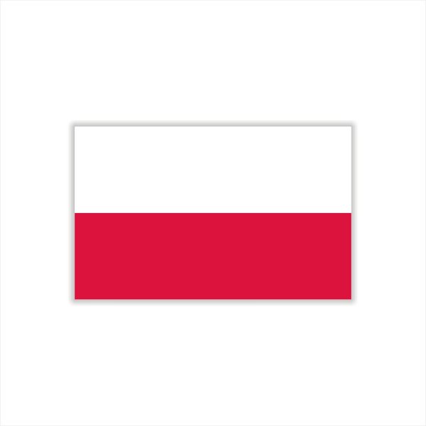 Womaha 30 Sheets Poland Flag Temporary Tattoos Fans Face Tattoo Stickers for Adults Kids Group Activity Props
