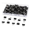 Ufmarine 120 Pcs Mini Binder Clips 15 mm, Black Small Binder Clips for Office