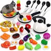STEAM Life Kids Play Kitchen Accessories, Play Food Sets for Kids Kitchen, Kids Pots and Pans Set, Kitchen Toys, Toy Kitchen Accessories, Toy Kitchen Sets, Kids Kitchen Accessories, Cooking Set Kids