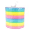 The Dreidel Company Jumbo Rainbow Plastic Coil Spring, Party Favor for Kids, Individually Wrapped, 7" (175mm) Spring (Single)