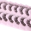 Cluster Lashes Extensions Natural Look False Eyelashes 3D Individual Lashes 15mm DIY Strip Lash Multipack