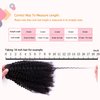 Vanalia 3C 4A Afro Kinky Curly Clip in Hair Extensions, Kinky Curly Clip Ins for African American Black Women, 100% Remy Human Hair Clip Ins Double Wefted,120 Gram,16Inch
