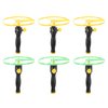 Kisangel 3 Sets Pull String Flying Disc Flying Propellers Pull Cord Toy Pull String Flying Saucers for Party Favors and Prizes