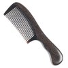 Onedor Handmade 100% Natural Chacate Preto Wood Anti-Static Sandalwood Scent Hair Detangler Comb (Fine Tooth)