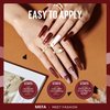 MEFA Fall Winter Gel Nail Polish Set, 12 Colors Burgundy Red Gel Polish Set Flash Dark Red Glitter Nail Polish Gel Nude Brown Pink Gel Nail Gifts for Women Girl DIY Salon Home Manicure