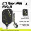 JOOLA Pickleball Paddle Edge Tape - Protects Edge Guard & Covers Lead Tape for Pickleball Paddles - Black, Fits Any Brand & Most Sizes of Pickleball Rackets - 5 Meter Extra Long Roll for 6 Racquettes