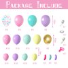Amandir 139pcs Pastel Donut Balloon Garland Arch Kit, Donut Sweet One Birthday Party Decorations Pink Sprinkles Confetti Ice Cream Foil Balloons for Donut Grow Up Baby Shower Two Sweet Party Supplies