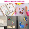 Foil Art Kit for Kids - Foil Fun Craft Kits & Supplies, No Mess Art for Kids, Foil Foam Stickers Art Craft Activity for Kids, DIY Creative Activity Birthday Christmas Gift Travel Toys for Girls Boys