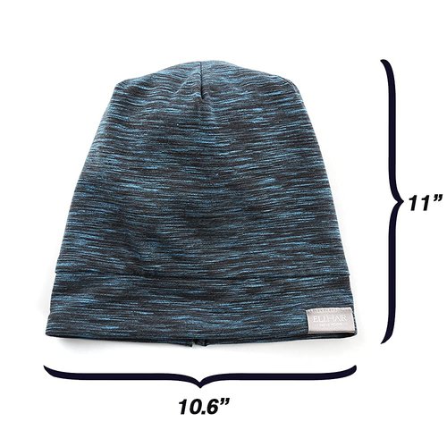 ELIHAIR 2pc Kids Sleep Bonnet Hats for Night Sleeping Cap Silky Lined Satin Bonnet with Adjustable Elastic Band for Teens Toddler Child Natural Curly Frizzy Hair Cover(Hot Roses and Blue Black)