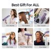 Hair Dryer for Women, Travel Hair Dryer, Powerful Ionic BlowDryer for Fast Drying, Lightweight Portable HairDryer, 3 Temperature 2 Speed Settings, Folding Handle for Compact with Storage Bag, Purple