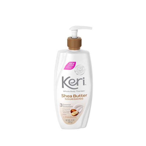 Keri Whole Body Therapy Nourishing Shea Butter Lotion, 15 Ounce