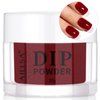 AILLSA Dip Powder Wine Red for Valentine, Red Dip Powder Nail 1 Oz Burgundy Nail Dipping Powder French Nail Art for Starter Manicure Salon DIY at Home, Fall Winter Dip Powder Colors for Girls
