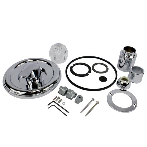 DANCO 10003 Single Function Tub Trim Kit, Fits 1300/1400 MultiChoice 13/14 600 Series Delta Shower Valve, Pack of 1, Chrome