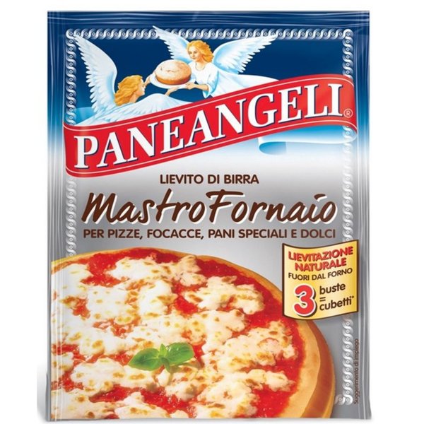 Paneangeli Mastro Fornaio Yeast For Pizza 3 Envelopes, 3 Count (Pack of 3)