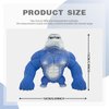 Zuhekti Squishy Monkey Toy Anime Figurine Latex Monkey Toys Jungle Animal Figurine, Squishy Gorilla Monkey Toy for Kids Child Boys Girls（Blue）