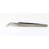 Alluring Silver Tweezers for Eyelash Extension for Volume Lashes 3D, 5D & 6D lashes S Curved