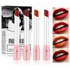 4 Colors Mini Tube Mate Velvet Lipstick, Lip Tint Lip stain Long Lasting 24 hours Waterproof Liquid Lipstick, Red Moisturizer Smooth Lip Stick Cosmetic