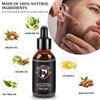 ABUDICS Christmas Gifts for Men Dad, Mens Stocking Stuffers, Beard Kit, Beard Growth and Grooming Kit w/Beard Oil Beard Balm Beard Brush Beard Comb Scissors