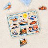 Melissa & Doug Vehicles Sound Puzzle - Wooden Peg Puzzle With Sound Effects (8 pcs) - Sound Puzzles for Toddlers, Wooden Puzzles For Kids Ages 2+