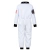 Costumerry Astronaut Costume for Kids NASA Space Pilot Toddler Boys Birthday Halloween Costumes (White, 3-4 Years)
