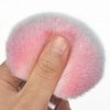 Dust Brush for Acrylic Nails, Pink Rose Soft Brush Nail Soft Kabuki Nail Art Dust Powder Remover Brush Hair Dust Cleaner Brush for Makeup Manicure Tool