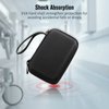 MEDMAX Hard Shell Case for Portable Nebulizer Asthma Inhaler, Portable Shockproof Anti-Scratch Travel Carrying Case for Personal Inhalers Nebulizador for Breathing Problems Handheld Nebulizer, Black