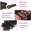 12inch Goddess Box Braids Crochet Hair Crochet Box Braids Curly Ends 3X Bohemian Crochet Box Braids Hair Synthetic Crochet Hair Extensions(12inch(Pack of 8), 1B)