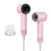 Mini Travel Hair Dryer Suptriblow, 110000 RPM Ionic Blow Dryer, Portable Hair Dryer for Fast Drying, Small Low Noise Hair Dryer with HD Digital Display, Compact Hair Dryer for Women - Pink